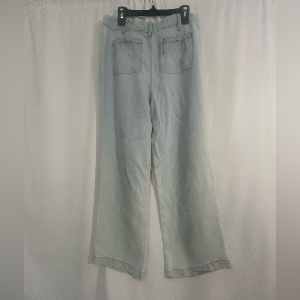 DEX NWT Light Blue Utility Pant Size Small 14” waist laid flat, 26” inseam